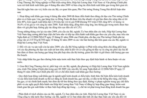 Thông báo 170/TB-VPCP kết luận Phó Thủ tướng Hoàng Trung Hải họp bàn công tác xuất khẩu gạo