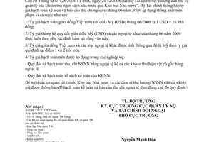 Thông báo 161/TB-BTC tỷ giá hạch toán ngoại tệ tháng 06/2009