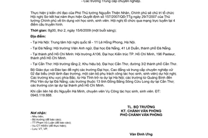 Công văn 4523/BGDĐT-VP mời dự Hội nghị sơ kết 2 năm Chương trình tín dụng đối với học sinh sinh viên