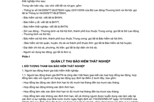 Công văn 1615/BHXH-CSXH hướng dẫn thực hiện thu - chi bảo hiểm thất nghiệp