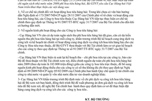 Công văn 3759/BGTVT-TC thực hiện dự toán chi ngân sách nhà nước năm 2009 phí hoa tiêu hàng hải