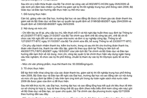 Công văn 4677/BGDĐT-KHTC hướng dẫn thực hiện kinh phí chi thanh tra, giám sát kỳ thi tốt nghiệp THPT năm 2009