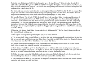 Công văn 6435/QLD-TT không tự ý mua thuốc kháng virus khi không có đơn của thầy thuốc