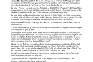 Công văn 2499/TCT-CS danh mục dự án khuyến khích đầu tư