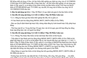 Công văn 2035/BHXH-CSXH bổ sung công văn 1615/BHXH-CSXH hướng dẫn thực hiện thu – chi bảo hiểm thất nghiệp