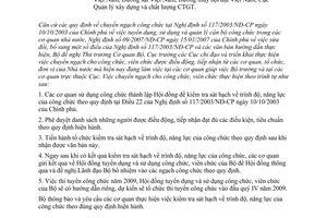 Công văn 4156/BGTVT-TCCB tổ chức kiểm tra sát hạch năng lực công chức