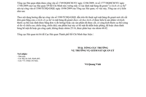 Công văn 3805/TCHQ-GSQL phân loại đá granit nhập khẩu