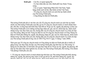 Công văn 4358/VPCP-TCCV thực hiện chỉ đạo của Thủ tướng tại văn bản 1083/TTg-TCCV ngày 11 tháng 7 năm 2008