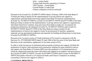 Official Dispatch No. 4700/NHNN-TCKT of June 22, 2009, re providing guidance on making accounting of interest rate support