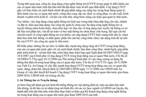 Chỉ thị 05/2009/CT-UBND tăng cường ứng dụng công nghệ thông tin trong hoạt động