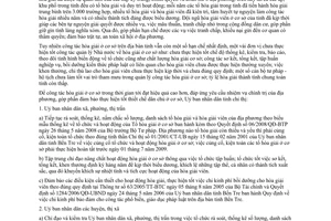 Chỉ thị 06/2009/CT-UBND tăng cường hiệu quả hoạt động hòa giải cơ sở