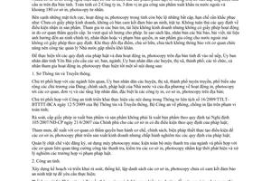 Chỉ thị 13/2009/CT-UBND chấn chỉnh hoạt động in photocopy Yên Bái