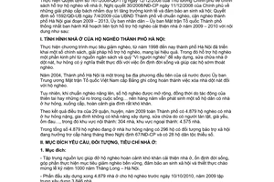 Kế hoạch liên tịch 77/KH-LT hỗ trợ hộ nghèo Hà Nội xây dựng nhà ở 2009 - 2010