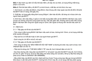 Quyết định 653/QĐ-BHXH ban hành mẫu thẻ bảo hiểm y tế cá nhân