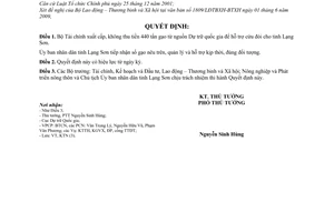 Quyết định 793/QĐ-TTg xuất gạo dự trữ quốc gia hỗ trợ Lạng Sơn