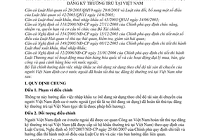 Thông tư 118/2009/TT-BTC nhập khẩu xe ôtô đang sử dụng theo chế độ tài sản di chuyển người Việt Nam định cư nước ngoài đăng ký thường trú tại Việt Nam