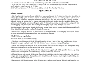 Quyết định 1242/QĐ-BTP quy định chức năng nhiệm vụ quyền hạn cơ cấu tổ chức Báo Pháp luật Việt Nam