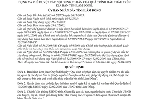 Quyết định 54/2009/QĐ-UBND  phân cấp, ủy quyền nhiệm vụ chi đầu tư; quản lý các dự án đầu tư nguồn vốn ngân sách