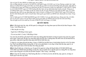 Quyết định 30/2009/QĐ-UBND mức thu, nộp, quản lý sử dụng phí vào cổng