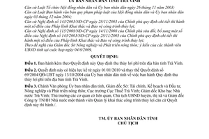 Quyết định 07/2009/QĐ-UBND thu thủy lợi phí