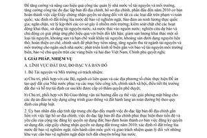 Nghị quyết 27/NQ-CP giải pháp cấp bách trong công tác quản lý nhà nước về tài nguyên và môi trường