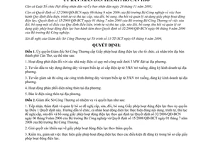 Quyết định 1789/QĐ-UBND năm 2009 ủy quyền cấp giấy phép hoạt động điện lực