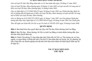 Quyết định 1268/2009/QĐ-UBND Quy chế Thi đua Khen thưởng