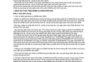 Thông tư 127/2009/TT-BTC xây dựng dự toán ngân sách nhà nước năm 2010