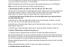 Bộ luật hình sự 2009 sửa đổi 37/2009/QH12