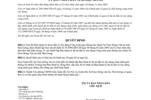 Quyết định 20/2009/QĐ-UBND giải thể Ban Quản lý dự án đầu tư xây dựng công trình