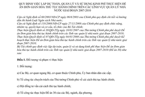 Thông tư 129/2009/TT-BTC lập dự toán quản lý sử dụng kinh phí đề án đơn giản hóa thủ tục hành chính lĩnh vực quản lý nhà nước giai đoạn 2007-2010