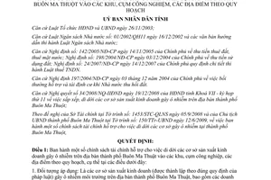 Quyết định 1600/QĐ-UBND 2009 chính sách tài chính hỗ trợ di dời cơ sở sản xuất ô nhiễm Đắk Lắk