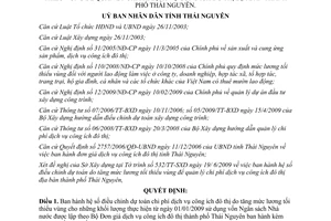 Quyết định 18/2009/QĐ-UBND hệ số điều chỉnh dự toán do tăng lương tối thiểu vùng
