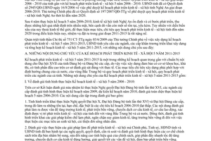 Chỉ thị 19/CT-UBND 2009 kế hoạch phát triển kinh tế xã hội 2011-2015 Nghệ An