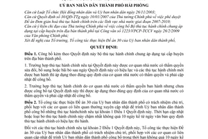 Quyết định 1207/QĐ-UBND công bố bộ thủ tục hành chính chung áp dụng tại huyện