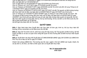 Quyết định 1749/2009/QĐ-UBND đơn giá trình tự  thủ tục thực hiện bồi thường hỗ trợ tái định cư khi nhà nước thu hồi đất