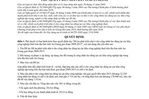 Quyết định 1361/QĐ-UBND phê duyệt Đề án phát triển nhà ở cho công nhân