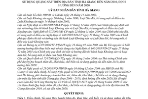 Quyết định 2038/QĐ-UBND điều chỉnh, bổ sung Quy hoạch thăm dò