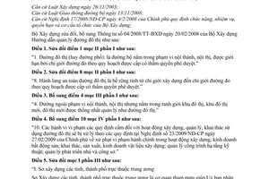 Thông tư 16/2009/TT-BXD sửa đổi 04/2008/TT-BXD quản lý đường đô thị