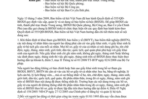 Công văn 2209/BHXH-CST hướng dẫn cấp, Quản lý và sử dụng sổ bảo hiểm xã hội