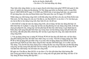 Công văn 596/SXD-KTXD khắc phục tồn tại hạn chế trong công tác xây dựng cơ bản