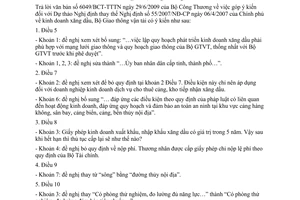 Công văn 4607/BGTVT-VT góp ý dự thảo Nghị định thay thế Nghị định 55/2007/NĐ-CP kinh doanh xăng dầu