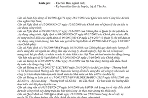 Công văn 1252/SXD-XD hướng dẫn điều chỉnh dự toán xây dựng công trình