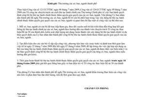 Công văn 5246/VP-ĐA30 xây dựng và công bố bộ thủ tục hành chính thuộc thẩm quyền giải quyết của các sở, ban, ngành thành phố