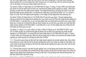 Công văn 10254/BTC-TCT chính sách thuế thu nhập doanh nghiệp hoạt động khai thác khoáng sản