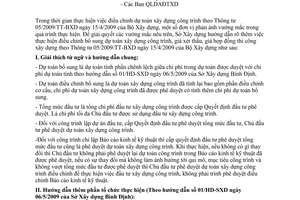 Công văn 450/SXD-QLXD điều chỉnh dự toán xây dựng công trình