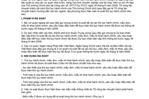 Công văn 172/CCTTHC hướng dẫn thực hiện giai đoạn rà soát thủ tục hành chính