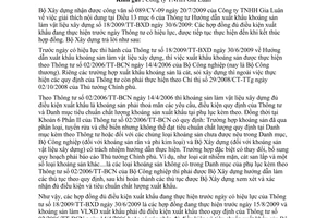 Công văn 68/BXD-VLXD giải thích nội dung Thông tư 18/2009/TT-BXD ngày 30/6/2009 hướng dẫn xuất khẩu khoáng sản làm vật liệu xây dựng