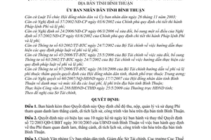 Quyết định 41/2009/QĐ-UBND chế độ thu nộp quản lý sử dụng phí tham quan danh lam thắng cảnh di tích lịch sử công trình văn hóa địa bàn tỉnh Bình Thuận