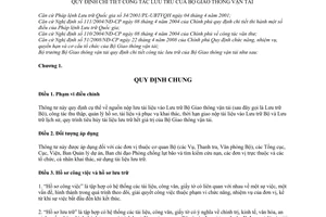 Thông tư 12/2009/TT-BGTVT công tác lưu trữ Bộ Giao thông Vận tải